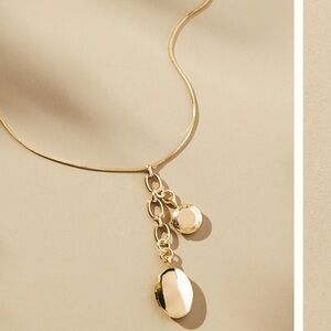 💫 Anthropologie double charm necklace NWT